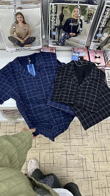 ночной одежда: 🇹🇷 💯 хлопок SM L XL XXL | 2000сом адрес:рынок Орто-Сай «Оберон» — 4