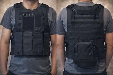 продаю жилет: Бронежилет (черный) - Конфигурация plate carrier с модульными — 1