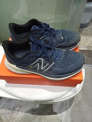 Ботинки: Мужские кроссовки, 42, New Balance, Б/у, цвет - Синий, Самовывоз — 2