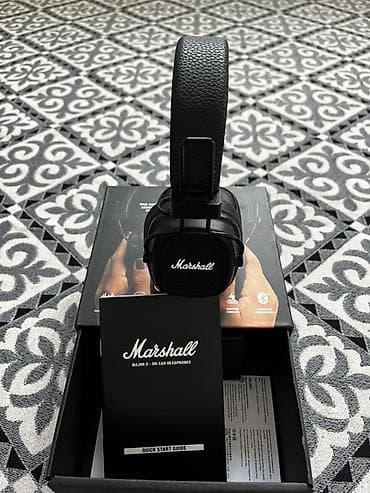 планшет apple: Беспроводные накладные наушники, Marshall — 3