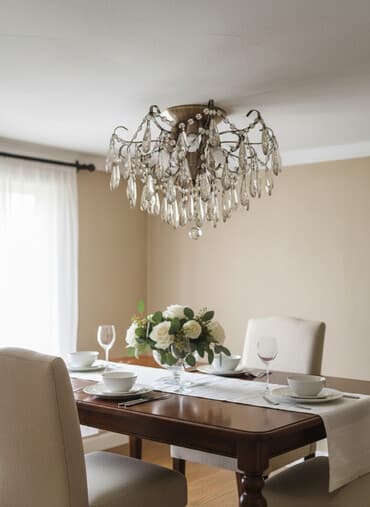 продажа люстра: Потолочная люстра с подвесками Имеется 2 штуки - Классический дизайн с — 1