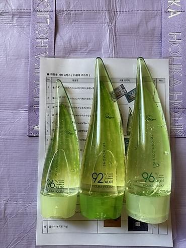 Набор средств с алоэ HOLIKA HOLIKA - Гель для умывания Cleansing Foam