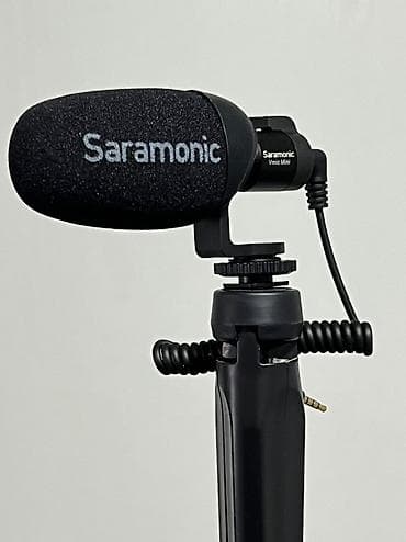 Продаю накамерный (пушка) микрофон Saramonic. Новый, подходит для
