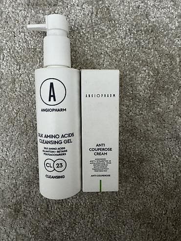 мужские парики: Набор ухода за кожей лица ANGIOPHARM 1) Очищающий гель Silk Amino — 3