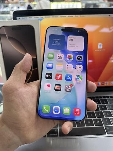 iphone 5s 32 neverlock: IPhone 16 Pro Max, Б/у, 512 ГБ, Desert Titanium, Зарядное устройство, Защитное стекло, Коробка, 91 % — 3