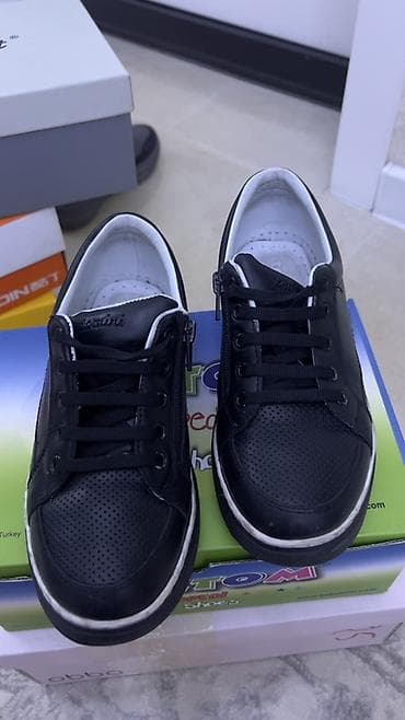 helly hansen: Кеды детские Tomini, Турецкий бренд,черные - Модель: низкие кеды — 1