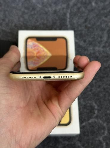 xbox seroes s: IPhone Xr, Б/у, 128 ГБ, Желтый, Чехол, Коробка, 75 % — 3