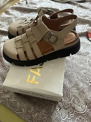 шлепки мужские оригинал: Женские сандалии Fast Step в стиле «рыбака» (fisherman sandals). - — 1