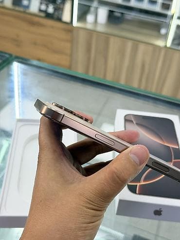 iphone 12 pro max bishkek: IPhone 16 Pro Max, Б/у, 256 ГБ, Desert Titanium, Коробка, 92 % — 7