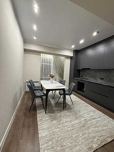 газета рио токмок квартиры: 2 комнаты, 72 м², Элитка, 2 этаж, ПСО (под самоотделку) — 4