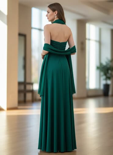 вечернее платье больших размеров: Вечернее платье, Классическое, Длинная модель, Без рукавов, 4XL — 1