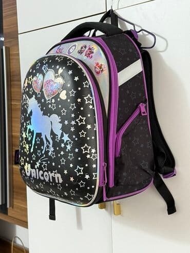 школьный рюкзак на колесах: Школьный ранец Unicorn для девочки - Жёсткая анатомическая форма — 4