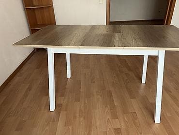 Столы-трансформеры: Стол трансформер Для кухни, Раскладной стол, цвет - Белый — 4