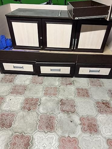 Дом и сад: Кухонный гарнитур, цвет - Коричневый, ДСП — 1