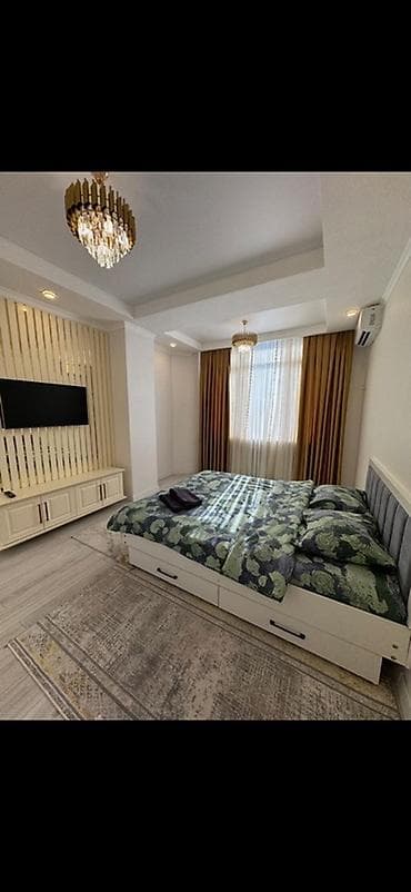 1 комната, Асанбай мкр, Душевая кабина, Постельное белье, Парковка