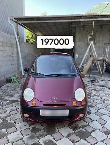 растрочка машина: Daewoo Matiz: 2008 г., 0.8 л, Механика, Бензин, Хэтчбэк — 1