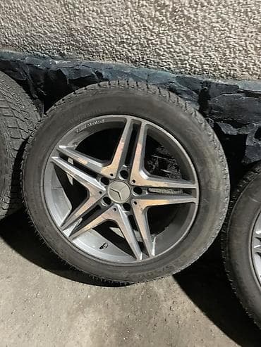 литые диски мерс: Колеса в сборе R 17, Зима, Б/у, Комплект, Легковые, Литые, отверстий - 5 — 3