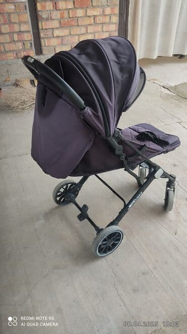 продаю в связи с переездом: Коляска, цвет - Фиолетовый, Б/у — 8
