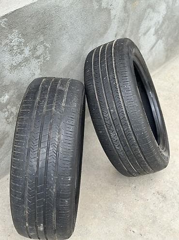 танк 180: Шины 225 / 55 / R 17, Лето, Б/у, Пара, Легковые, Корея, Hankook — 1