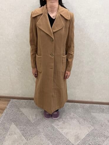 орбиган бишкек: Бежевое пальто, кашемир, размер М, производство Турция, отдам за 3000 — 1