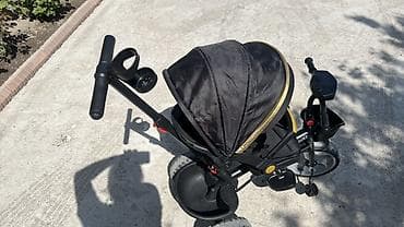 team terzo: Детский трёхколёсный велосипед-каталка с родительской ручкой и — 4