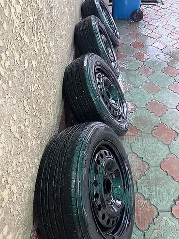 185 75 16с: Колеса в сборе 205 / 60 / R 16, Лето, Б/у, Комплект, Легковые, Железные, отверстий - 5 — 2