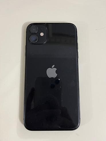 IPhone 11, Б/у, 128 ГБ, Черный, Зарядное устройство, 100 %