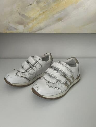 спорт красовки: Детские кроссовки - Цвет: белый с золотистыми вставками и — 2