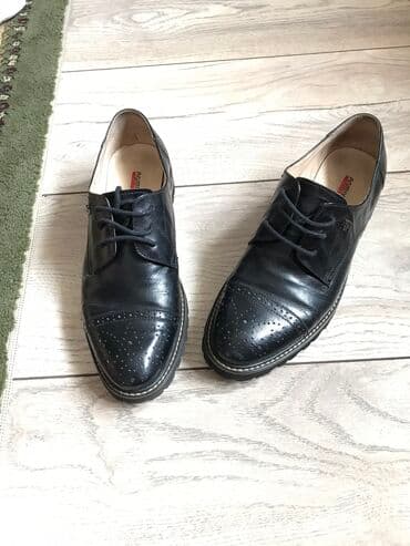 Оксфорды, 36, Anemone, Б/у, цвет - Черный, Самовывоз