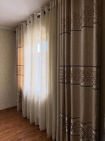 кофейное дерево комнатное: Комплект штор, С тюлем в комплекте, Готовое изделие, Для зала — 1