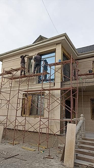 саламат курулуш: Выполняем виды строительных работ: Сары таш, гранит, фасадные работы — 8