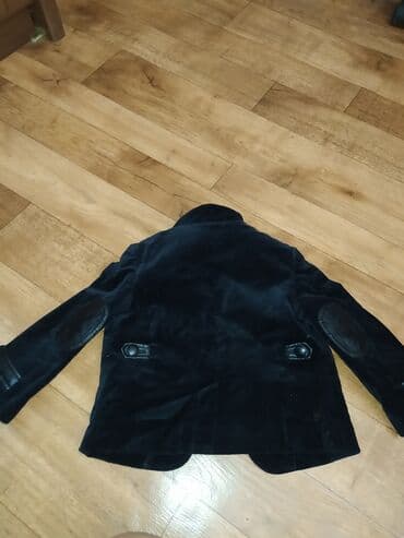 твидовый пиджак: Стильный бархатный пиджак с кожаными вставками на 1,5 -2 года — 9