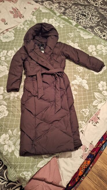 пальто женское зимнее бишкек: Пуховик, Длинная модель, Китай, Стеганый, С поясом, С капюшоном, L — 3