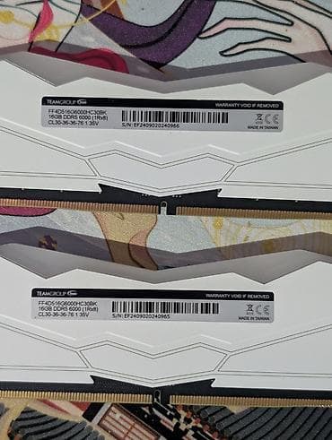 калдым ордо: Оперативдик эс-тутум, Колдонулган, T-Force, 32 ГБ, DDR5, 6000 МГц, ПК үчүн — 2
