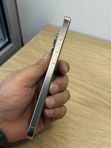 apple 11pro: IPhone 15 Pro Max, Б/у, 256 ГБ, Natural Titanium, Зарядное устройство, Защитное стекло, Чехол, 88 % — 7