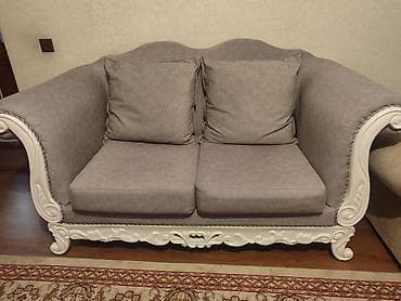 Офисная мебель: Комплект мягкой мебели, цвет - Серый — 1