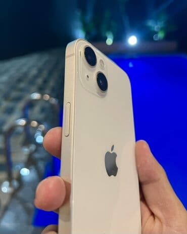айфон колдонулган: IPhone 13, Колдонулган, 128 ГБ, Старлайт, Каптама, Коргоочу айнек, 84 % — 4