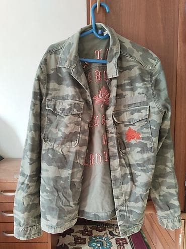 бренд вещи: Куртка-рубашка H&M, мужская, размер M (EUR/US/CA/MX M; CN — 1