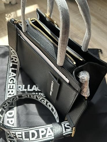 карл маркс капитал: Сумка Karl Lagerfeld Paris, модель-тоут из зернистой кожи черного — 2