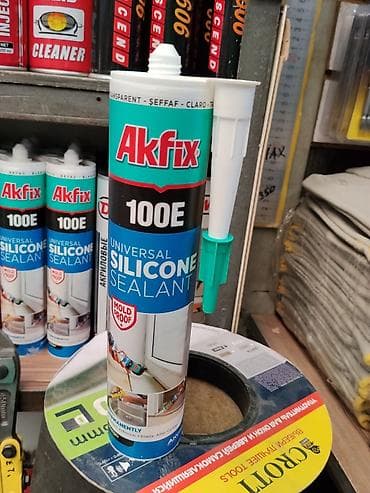 Клей-герметик: Akfix 100E Universal Silicone Sealant — универсальный силиконовый — 1