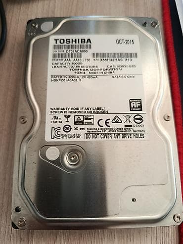 Накопитель для ПК, Toshiba, HDD, 512 ГБ, 3.5", Для ПК