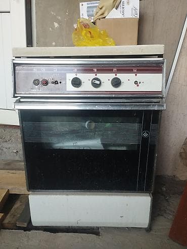 плиты газовые: Газовая плита с духовкой - Тип: напольная газовая плита с духовым — 1