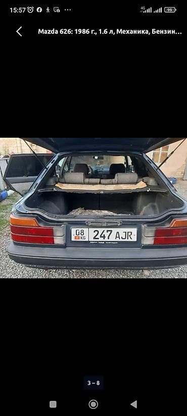 мазда mx 6: Mazda 626: 1986 г., 2 л, Механика, Бензин, Лифтбек — 5