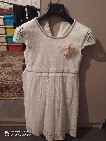валеболный форма: Детское платье, цвет - Белый, Б/у — 2