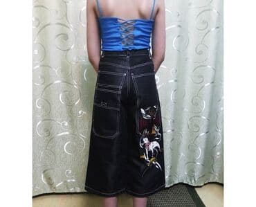 джинсы голубые: Джинсы и брюки, цвет - Черный, Новый — 4