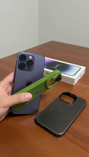 инвертор авто: IPhone 14 Pro, 128 ГБ, Deep Purple — 1