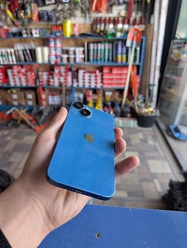 macbook купить бишкек: IPhone 13, Синий, Чехол — 3