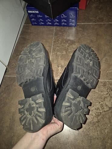 женский зимний обувь: Женские зимние ботинки, кожзам искусственный мех 38 размер состояние — 5