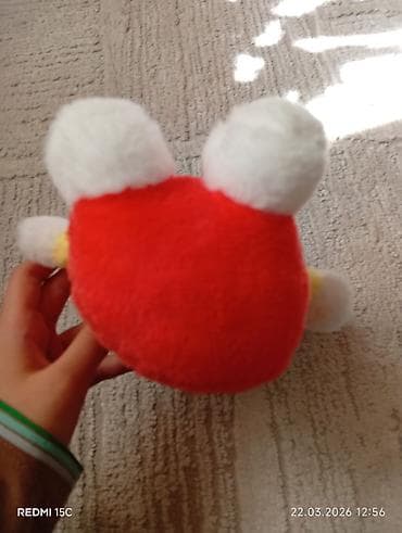 kitty: Мягкая игрушка «Hello Kitty» с бантом и медвежонком на голове. - — 5