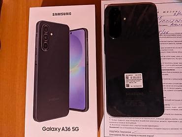galaxy buds 2 pro бишкек: Samsung Galaxy A36 5G, Жаңы, 256 ГБ, түсү - Кара, 2 SIM — 1